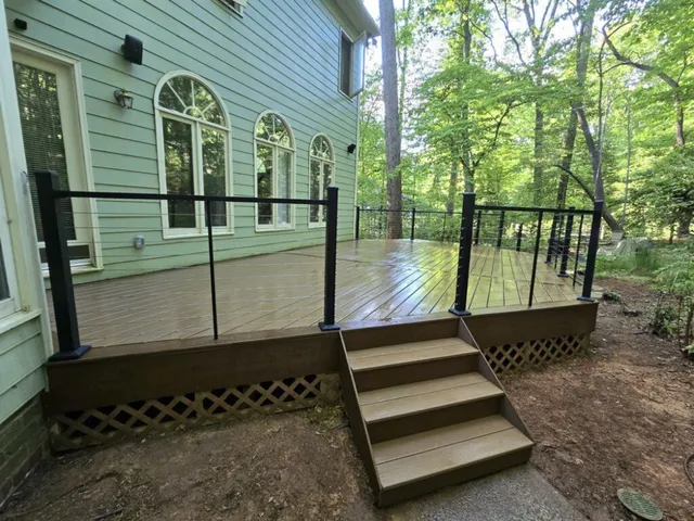 Our Work project in Holly Springs NC by Mission Decks & Design