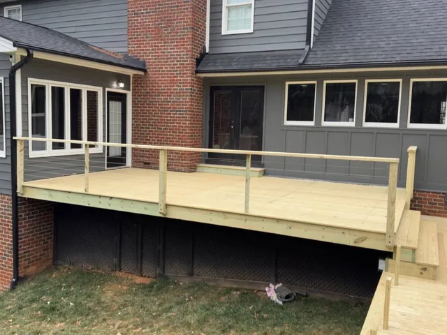 Our Work project in Holly Springs NC by Mission Decks & Design