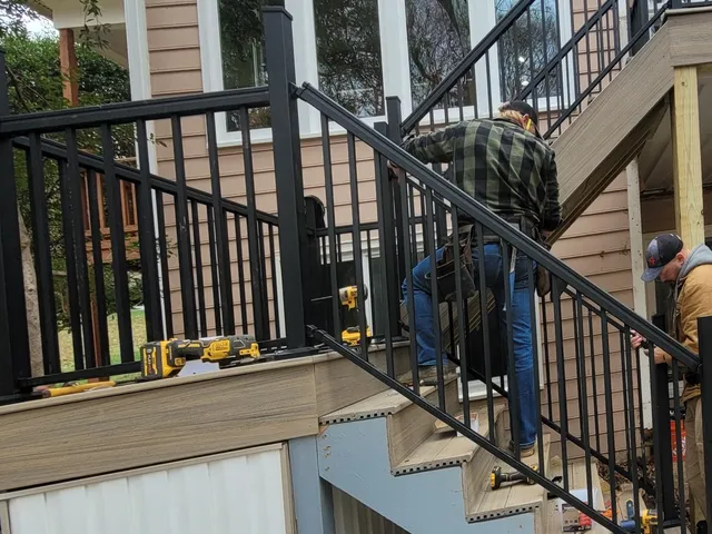 Our Work project in Holly Springs NC by Mission Decks & Design